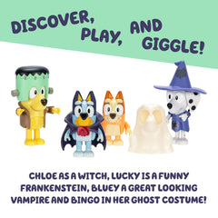 Bluey Lucky Frankenstein figure ideal for spooky role-play and collectibility