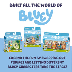 Bluey Mini House bathroom area enables quick morning rituals.