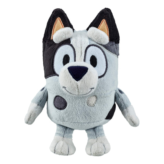 Bluey Muffin plush stands 6.5 inches tall for imaginative play