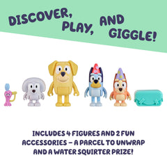 Water squirter accessory adds splash play to Bluey Pass the Parcel