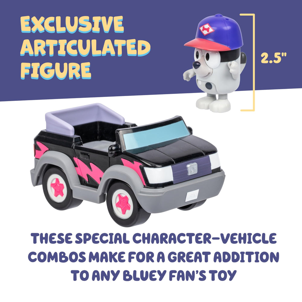 Bluey pizza girls car encourages imaginative journeys and shared adventures.