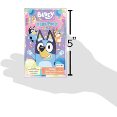 Bluey Play Packs mini kit with coloring pad and sticker, ideal for party loot bags.