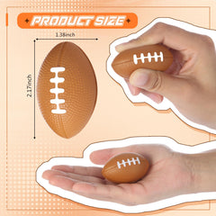 Blulu foam football stack highlights generous 30-pack for parties and classrooms.