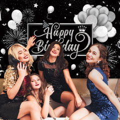 Blulu polyester backdrop is durable and easy to clean, perfect for repeated party shoots.