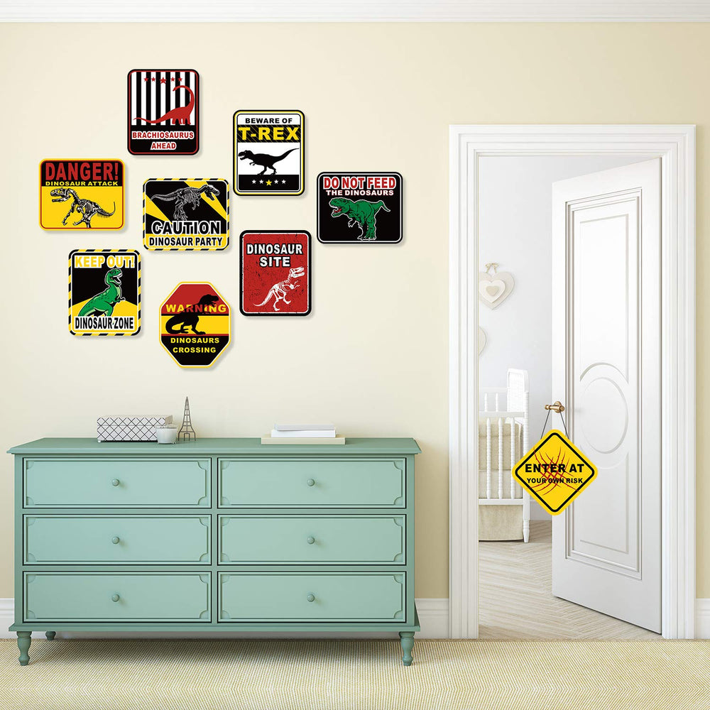 Blulu scene dinosaur sign 6 improves signage for games and routes