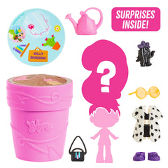 Blume Doll mini friend and sticker sheet as part of the unboxing reveal.
