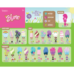 Blume Doll packaging hints at magic and discovery.