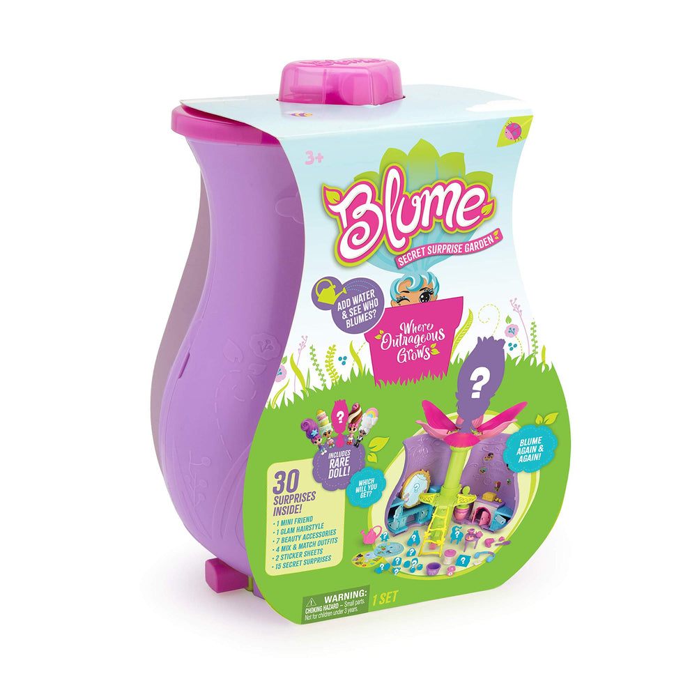 Blume Secret Surprise Garden Playset: doll discovery moment with water reveal feature