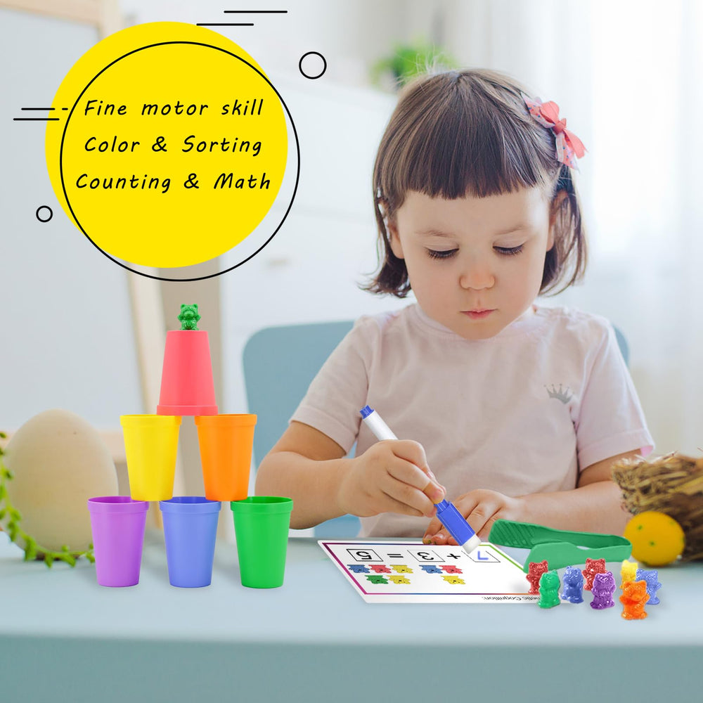 Bmag Counting Bears activity cards add challenges for cognitive growth.