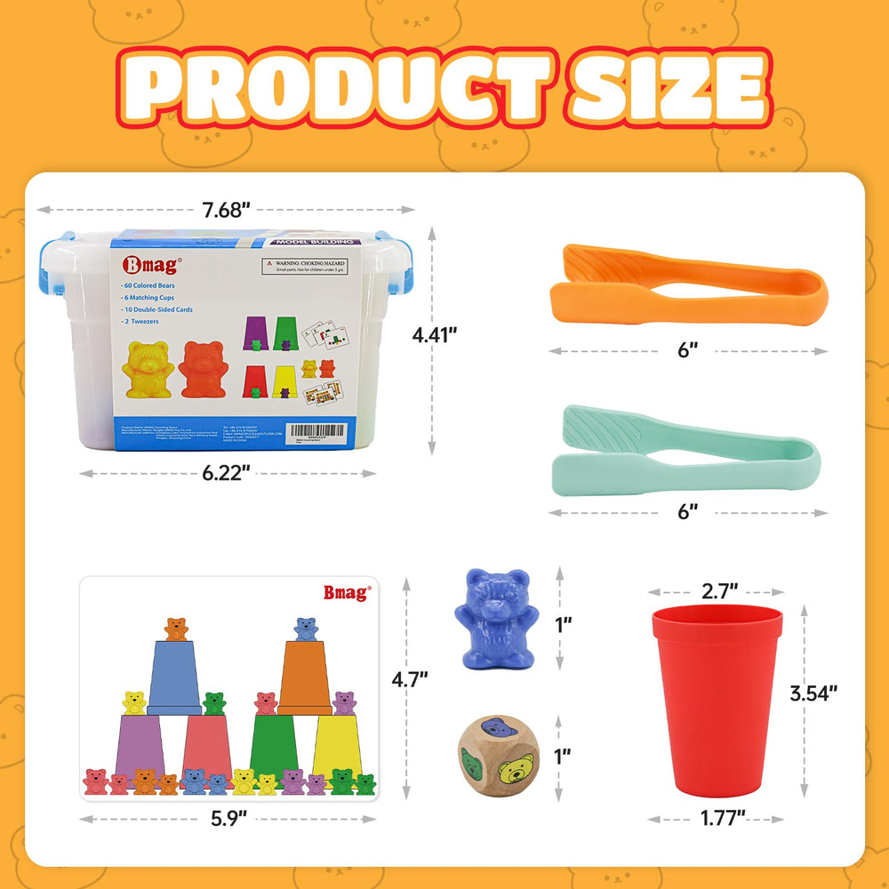 Bmag counting bears set offers family-friendly play and learning moments