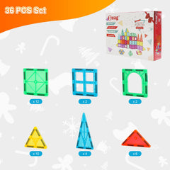 Bmag tiles offer easy cleanup and tidy storage after play.