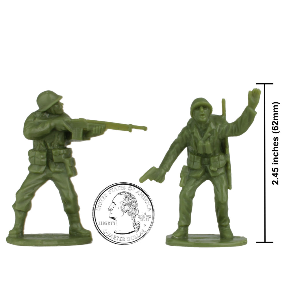BMC Toys 1:32-scale Marines fit neatly into compact display shelves.