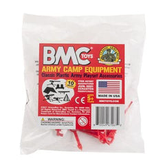 BMC Toys red armaments pack—historical-era props for play scenes