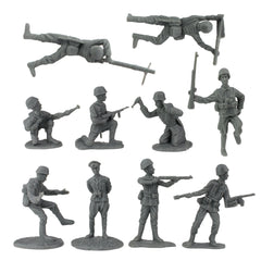 BMC Toys Barbed wire fence section creates authentic terrain.