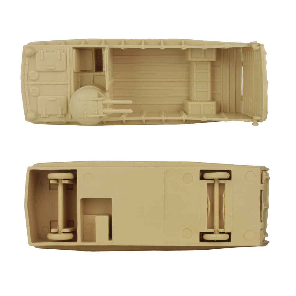 BMC Toys Classic Landing Craft olive-drab front view with dual turrets
