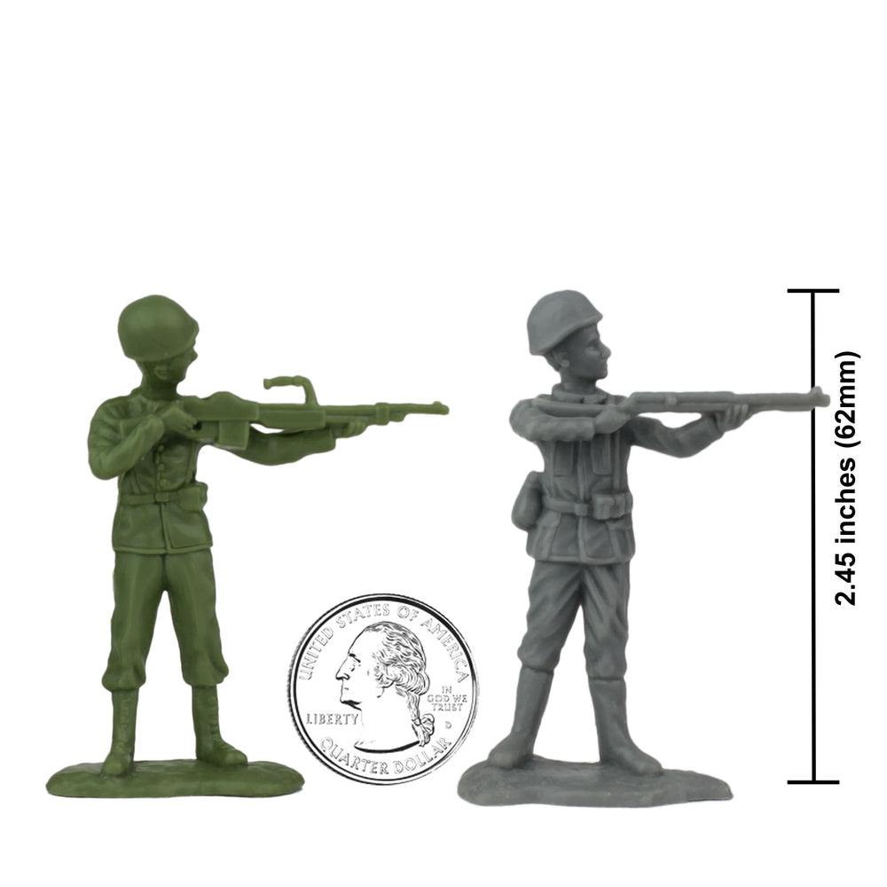 BMC Toys D-Day Tank Battle Mortar piece adds realistic battlefield detail