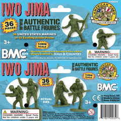 BMC Toys olive drab Marines invite easy integration into dioramas and displays.