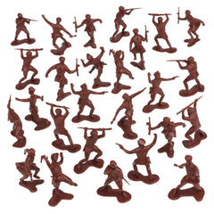 BMC Toys standing riflemen and officer figures for action displays