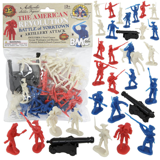 BMC Toys Yorktown artillery figures ready for imaginative battles