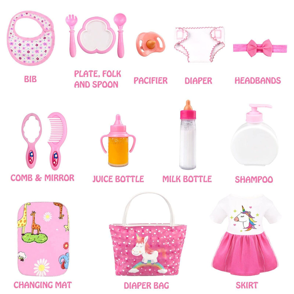 BNUZEIYI doll comb for quick styling during dress-up.
