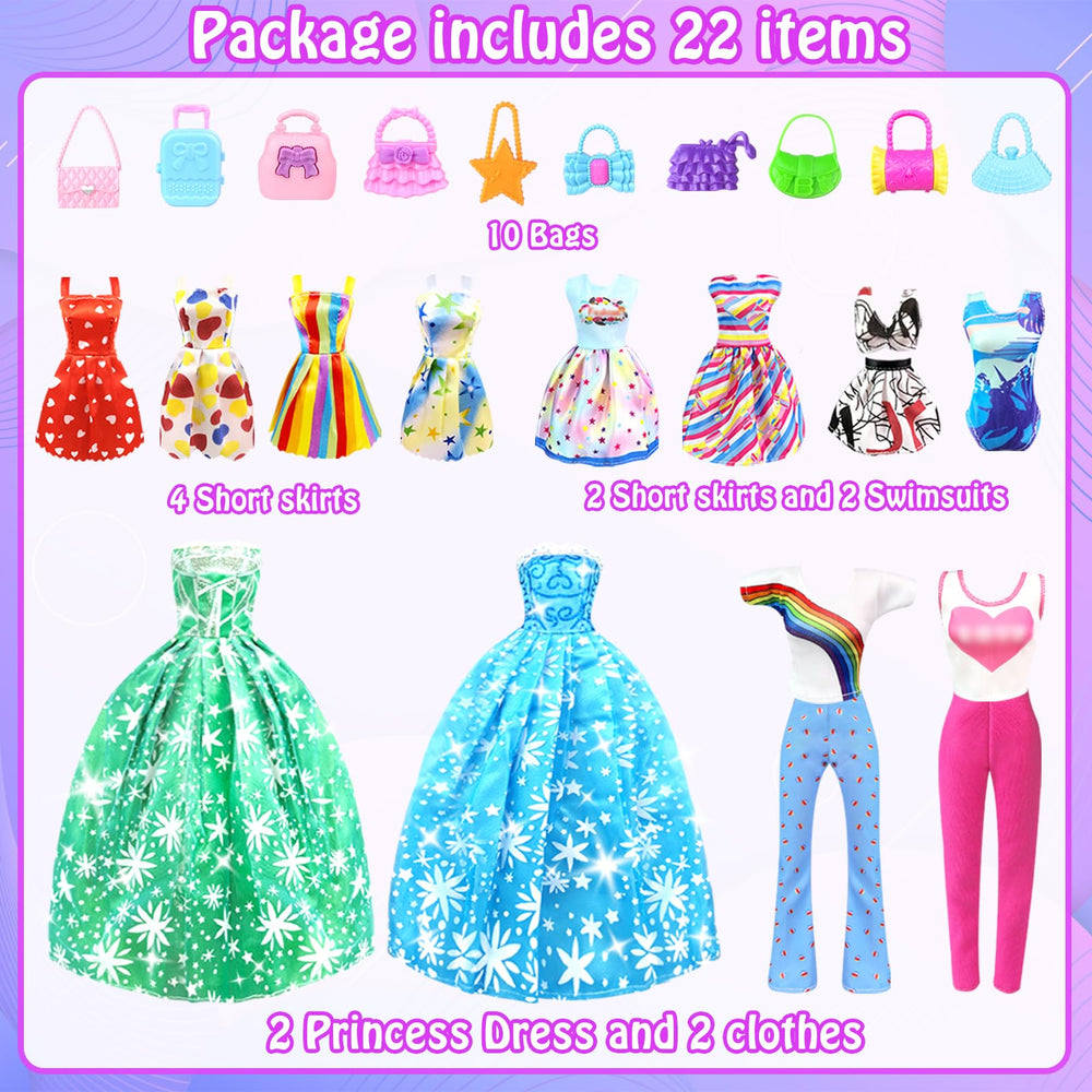 BNUZEIYI doll swimsuits for sunny pretend beach adventures.