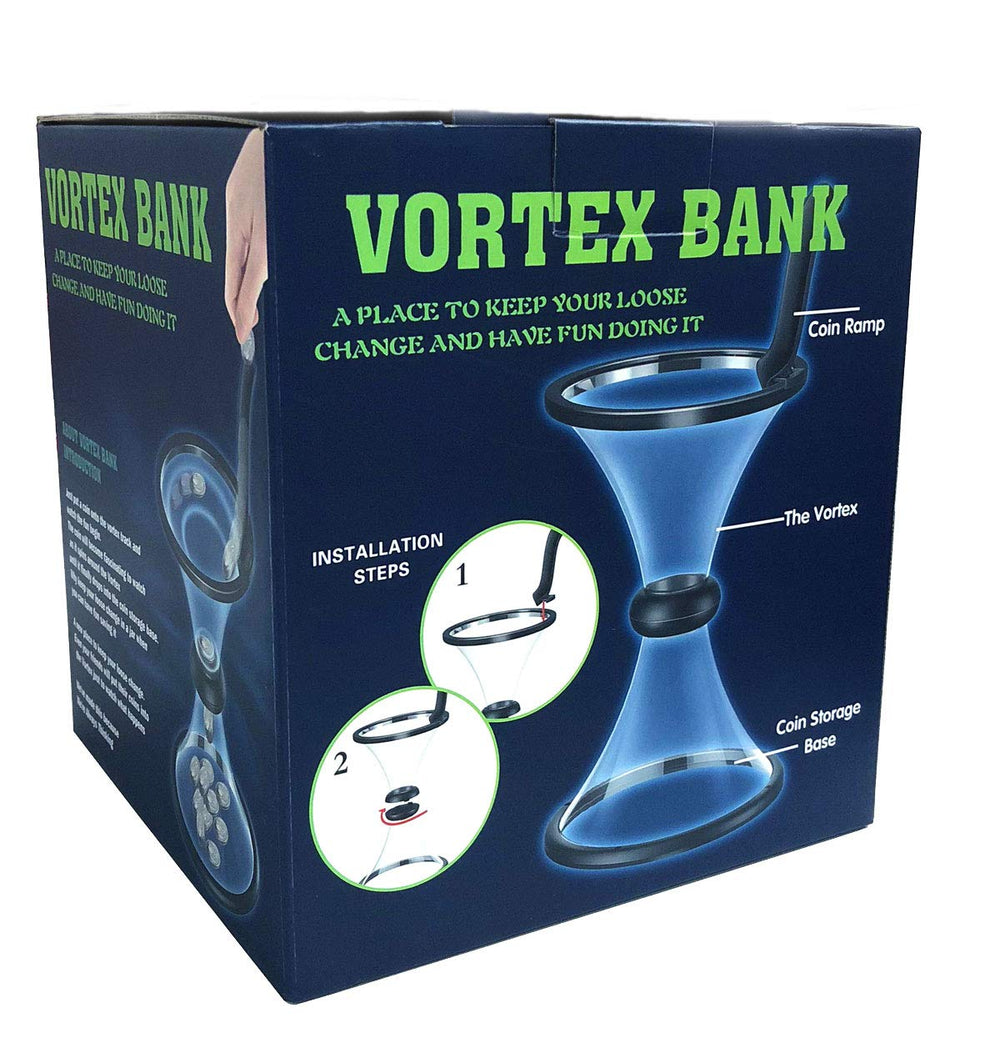 Bo-Toys Vortex Bank coin ramp highlights the ramp and ascent.