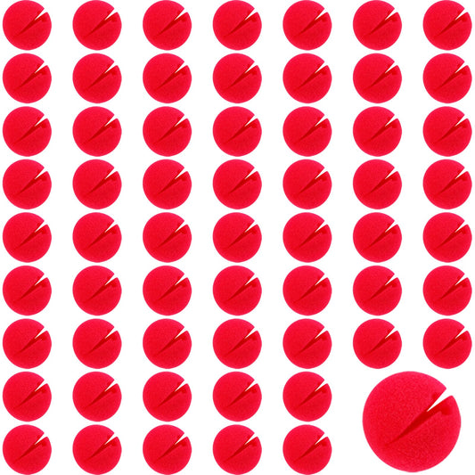 Boao red clown nose packaging close-up, lightweight foam for quick wear