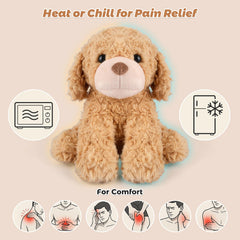 Bobbie and Laxi portable comfort plush sized 8.27 inches for on‑the‑go calm.