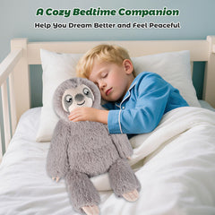 Compact, portable Bobbie & Laxi sloth travels easily for on-the-go comfort