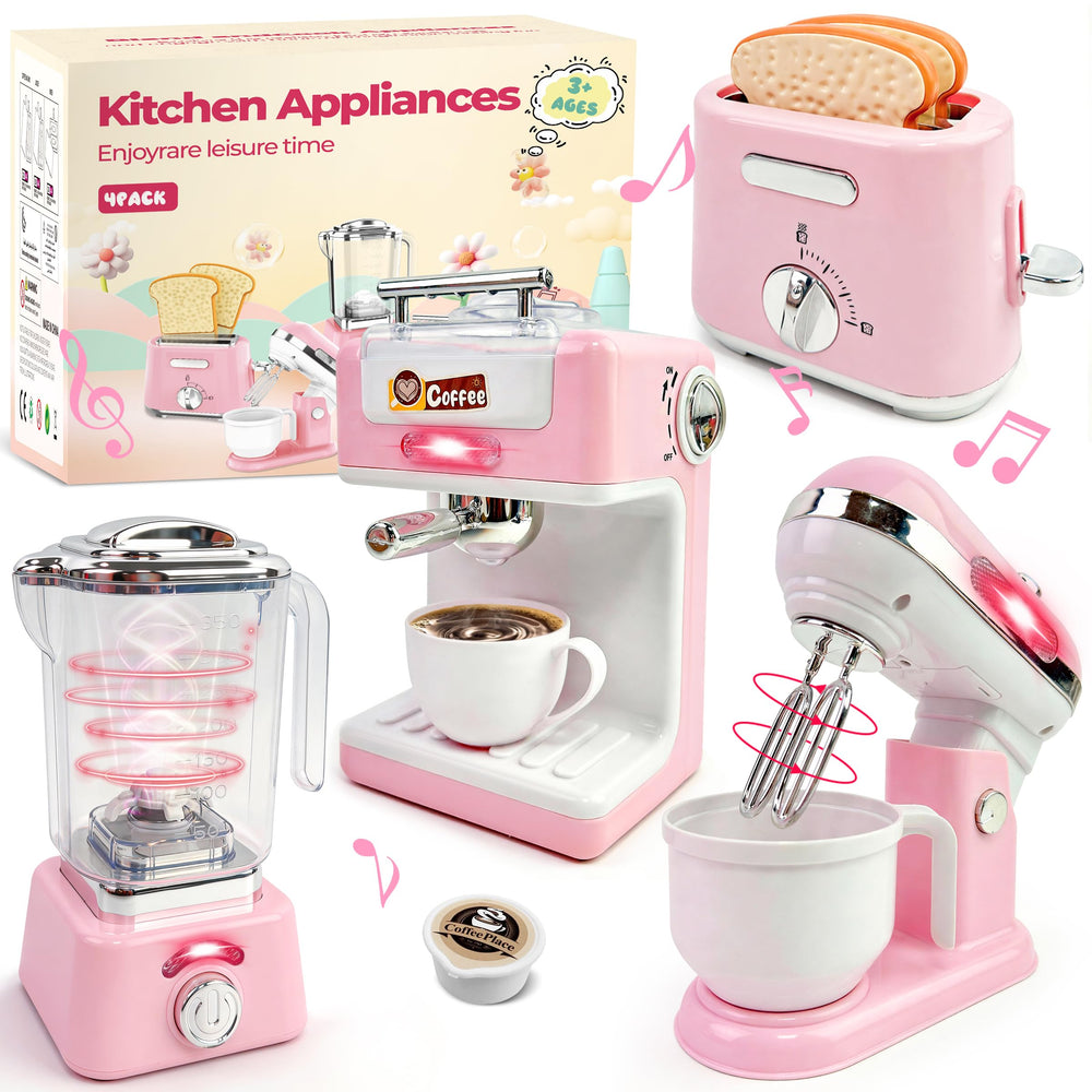 BOBUEXER coffee maker toy sparks imaginative play and fine motor skills