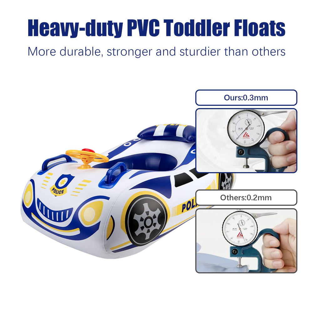 BOffer 3D car design with back cushion supports baby's neck during playtime