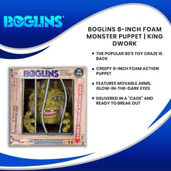 BOGLINS King Dwork large hand puppet for interactive storytelling