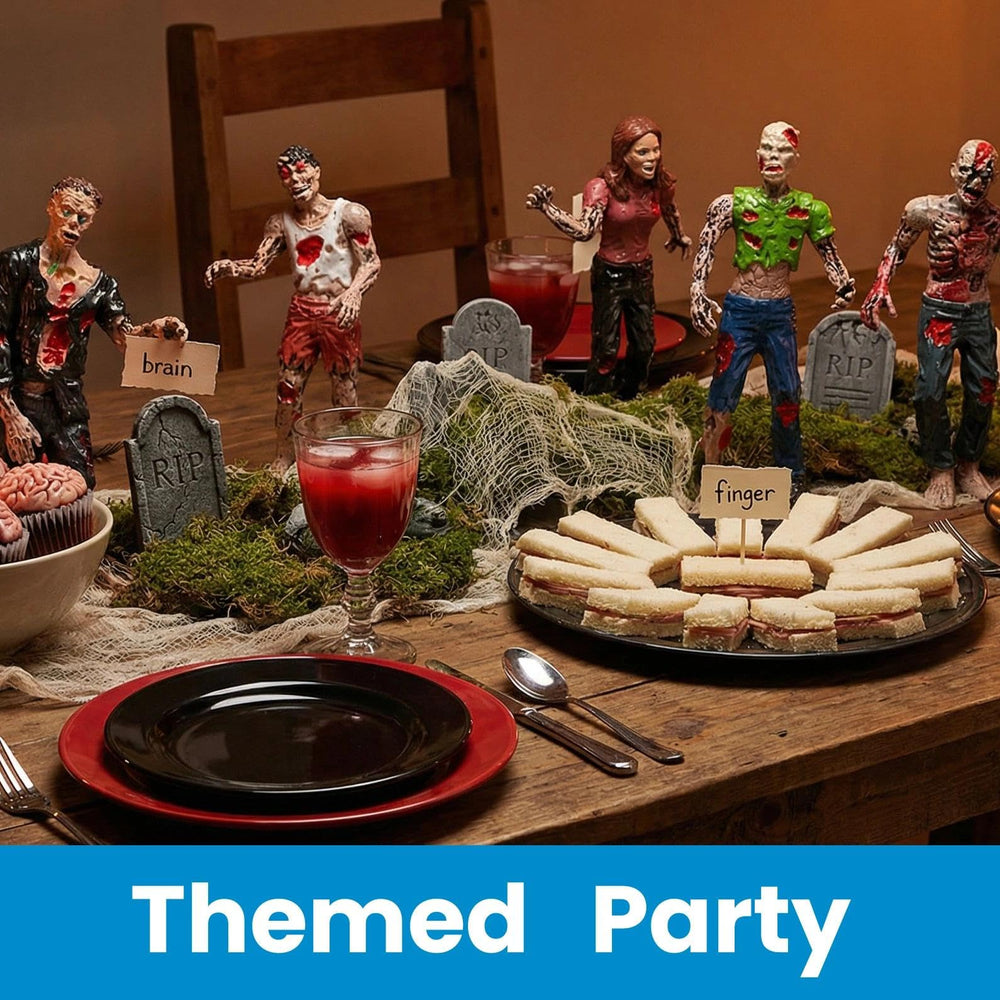 BOHS zombie figures with swappable parts enable mix-and-match for creative storytelling.