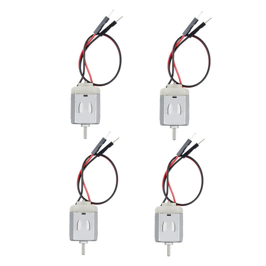 BOJACK four Type 130 EK1450 motors with 15 cm wires for easy prototyping