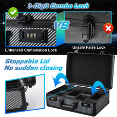 boldblox large-capacity case supports PSA slabs and toploaders securely.