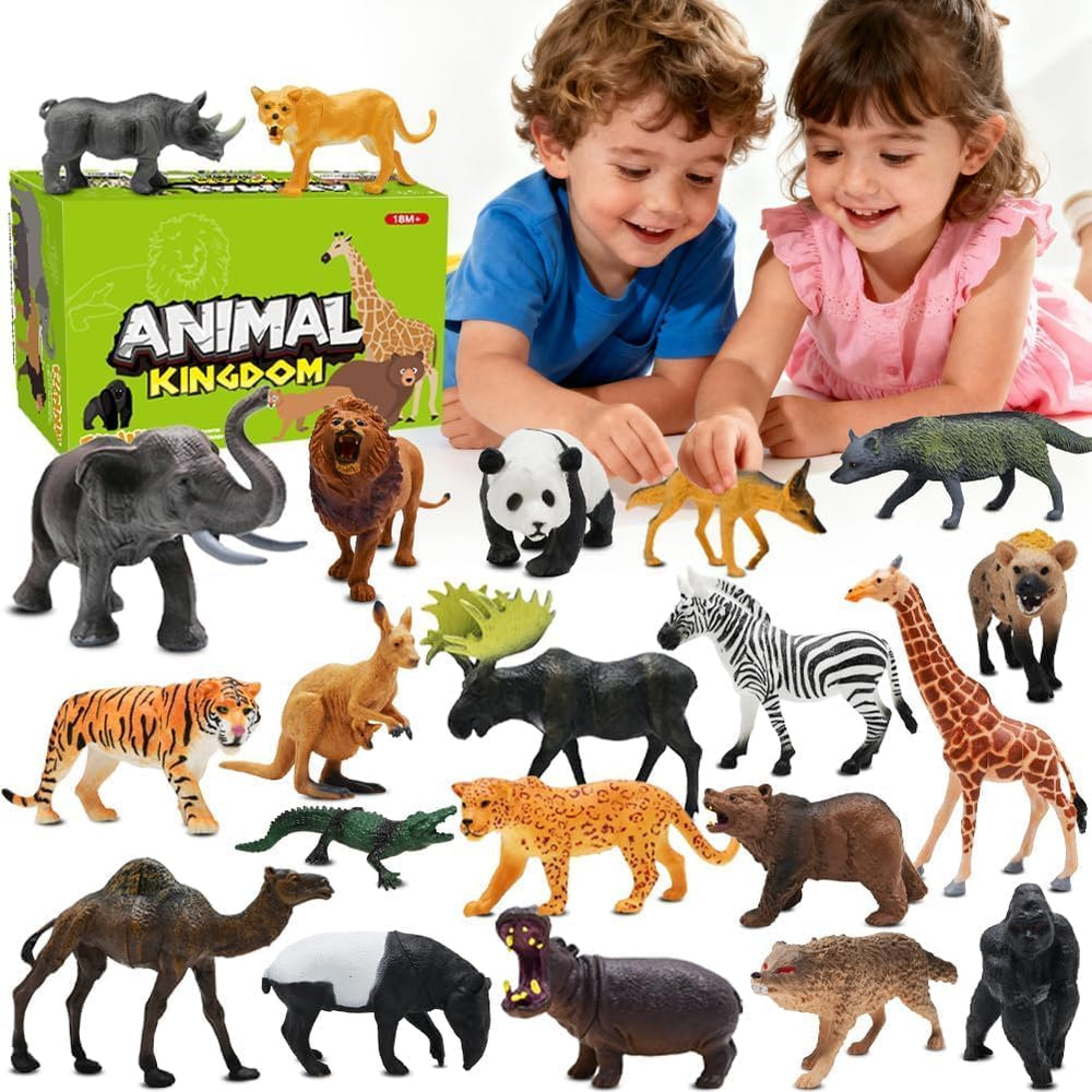 BOLZRA Safari tiger figure for imaginative play and vocabulary building
