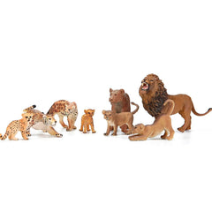 BOLZRA safari baby elephant figure for nurturing play and habitat talk