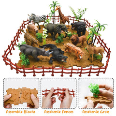 Bolzra safari tiger figure inspires dynamic action in kid-friendly habitats