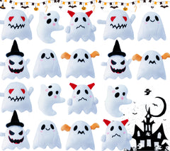 BOMBPARK Halloween ghost plush, soft cuddle buddy for kids.