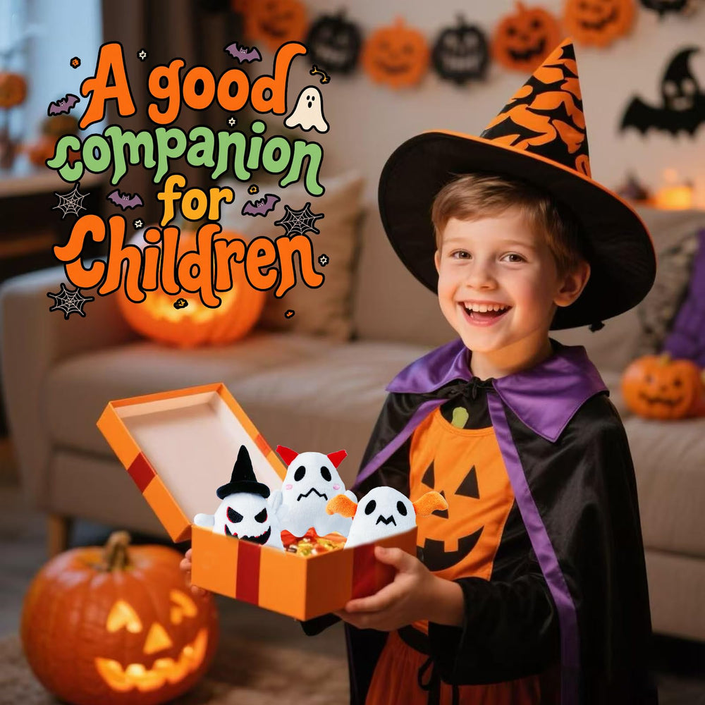 BOMBPARK soft ghost plush toy ideal bedtime companion.