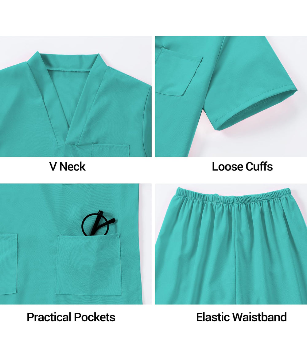 BOMLY kids scrubs cap completes authentic dress-up look.