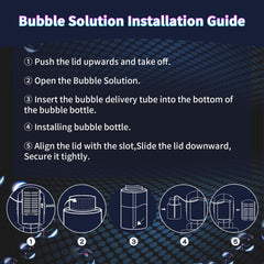 Compact and portable BOMOCO bubble machine suitable for indoor and outdoor events.