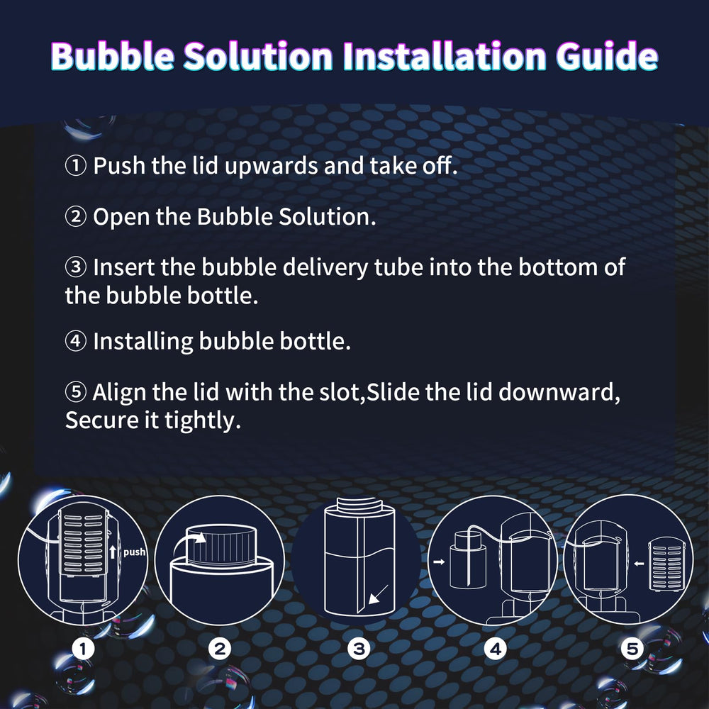 BOMOCO Bubble Machine packaging box suitable as a gift