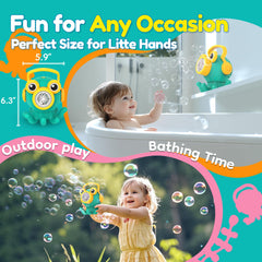 BONITOTO water-resistant housing protects the bubble system outdoors.