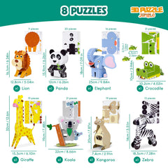 BONNYCO kangaroo 3D puzzle engages hands-on play for spatial awareness.
