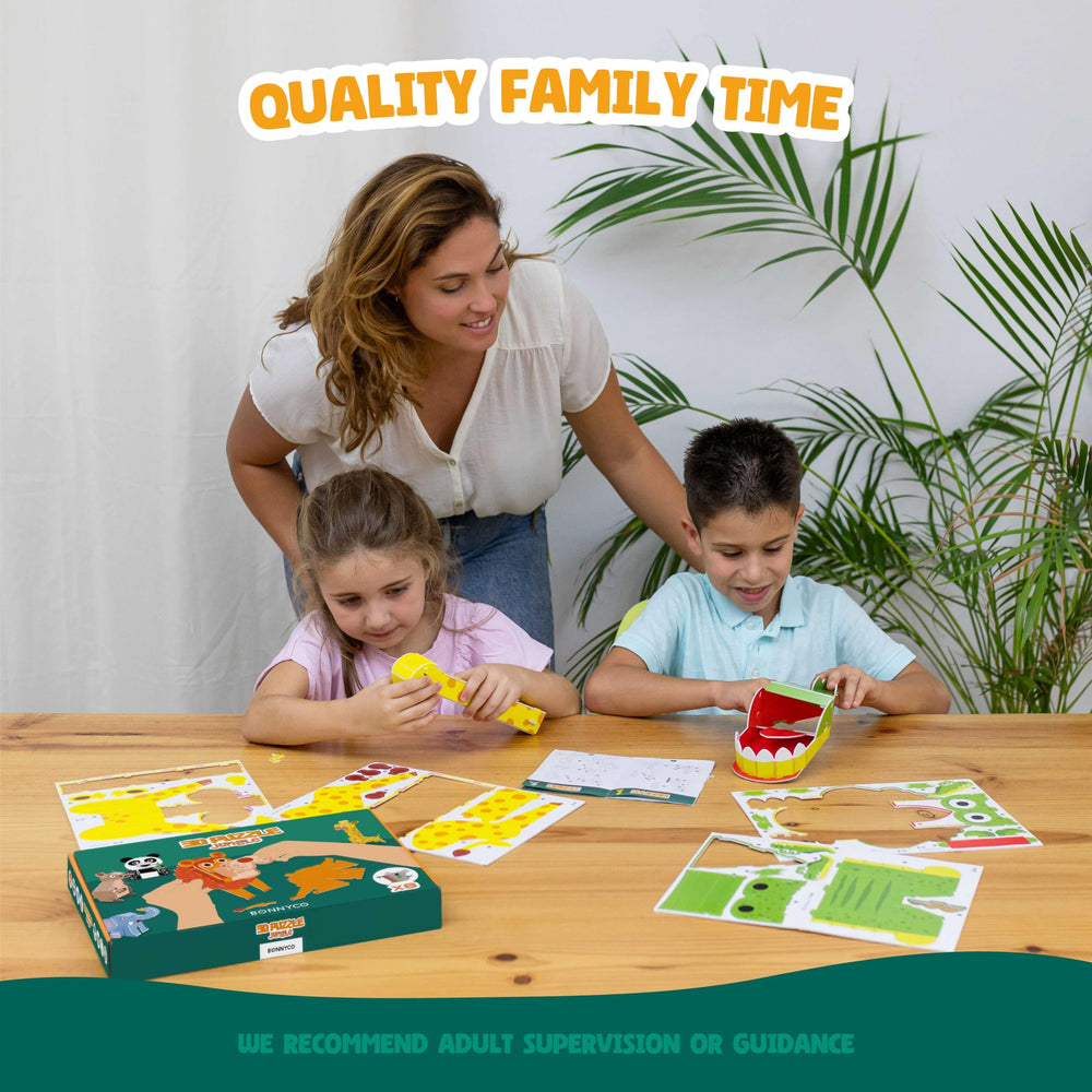 BONNYCO koala 3D puzzle provides calm, tactile activity for quiet moments.
