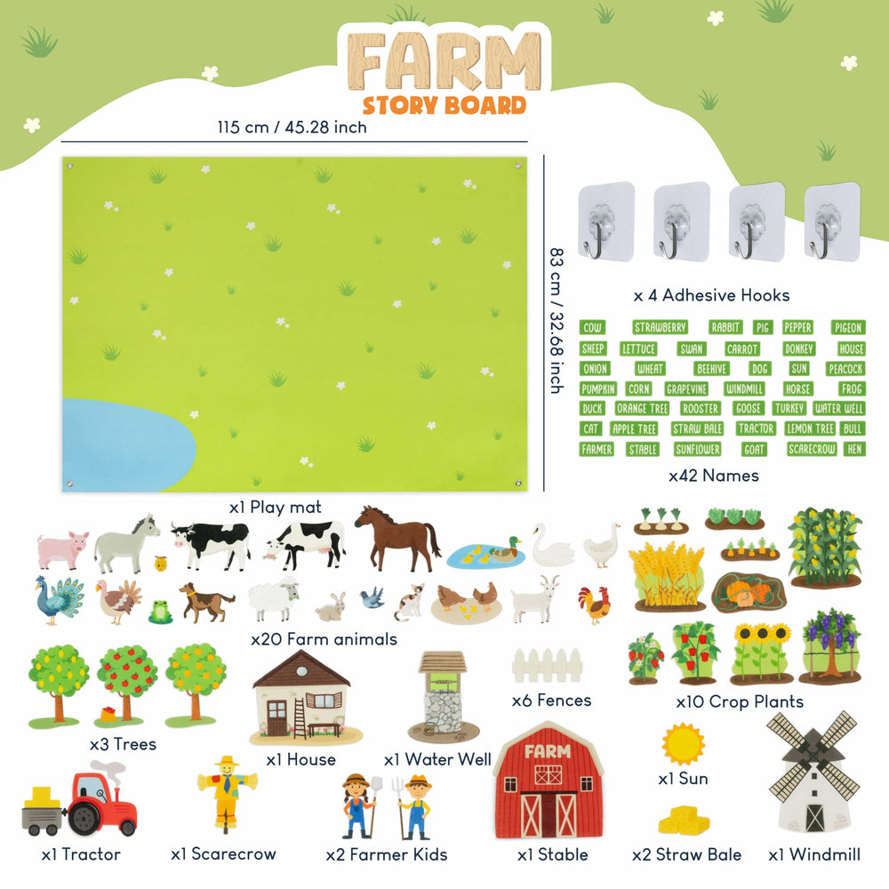 BONNYCO animal figures for imaginative play and vocabulary