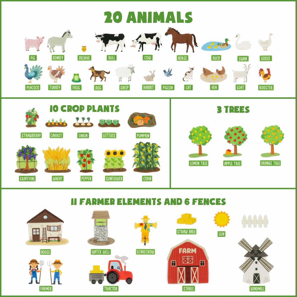 BONNYCO farmer kids encourage social pretend-play