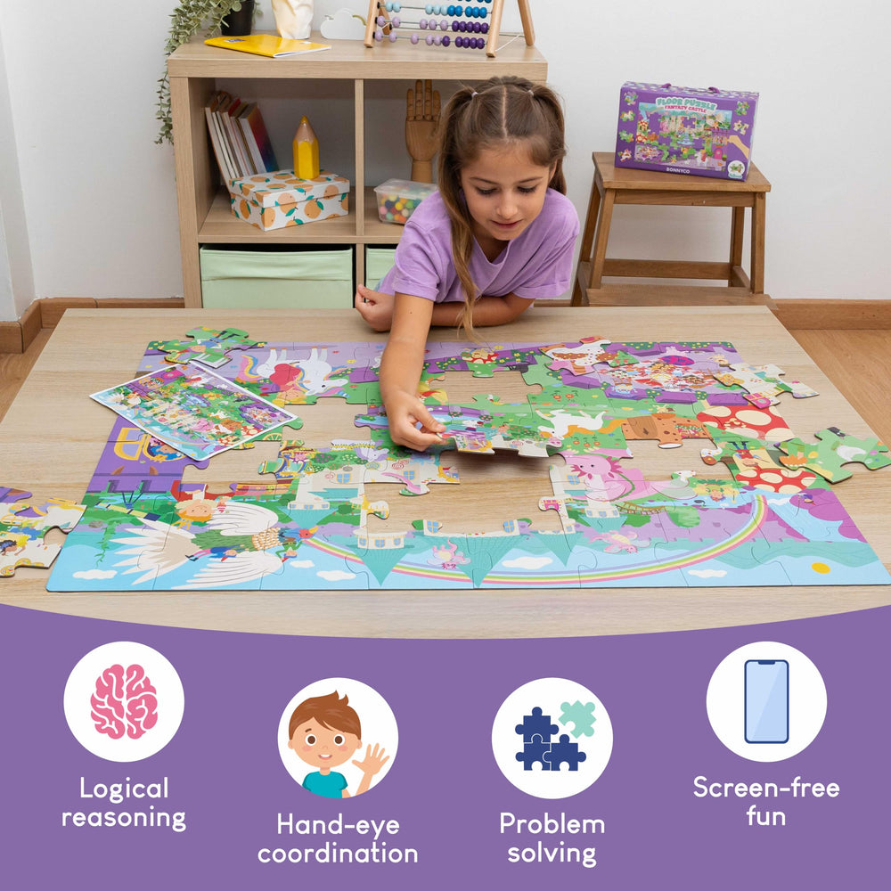BONNYCO puzzle handle simplifies transport and cleanup.