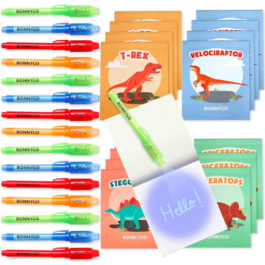 BONNYCO invisible ink pen dinosaur pack ready-made party favors for kids